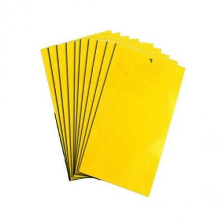 Biodegradowalna tablica lepowa - żółta - ZESTAW 25 szt. - mączlik szklarniowy (biała mucha) - 20 x 25 cm