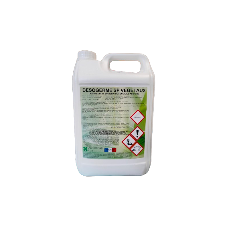 Desogerme SP 5L środek do dezynfekcji szklarni, tuneli, upraw